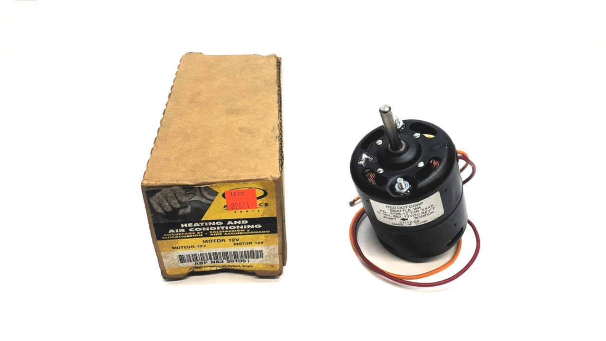 Alliance Parts 12V Heater Motor APB N83 301051 NOS