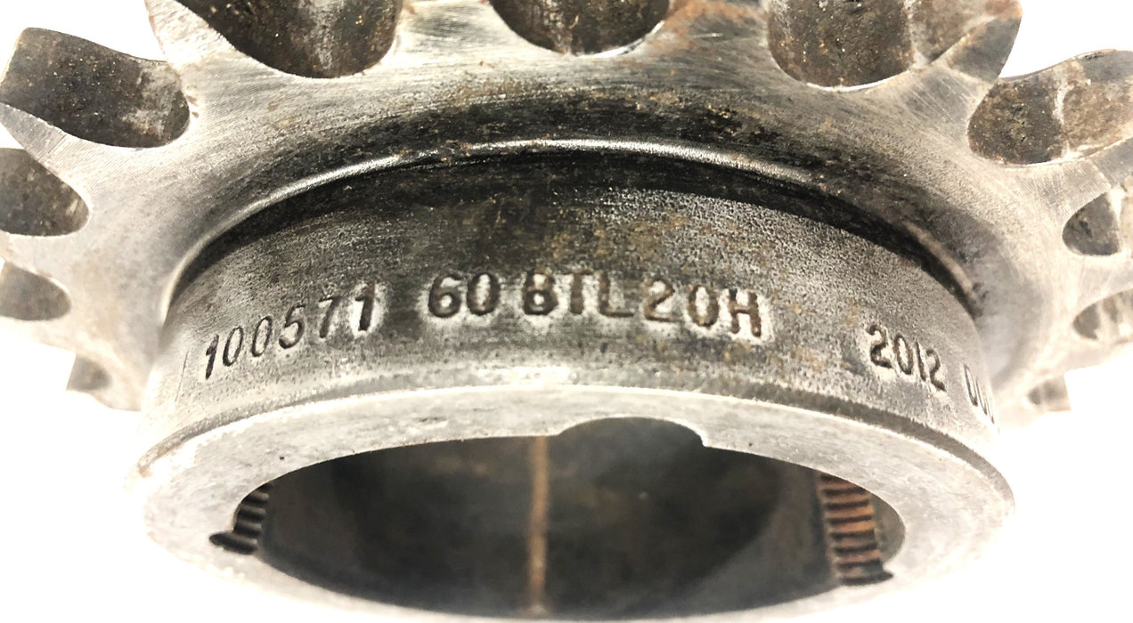 Dodge 100571 Roller Chain Sprocket 60BTL20H 2012 USED