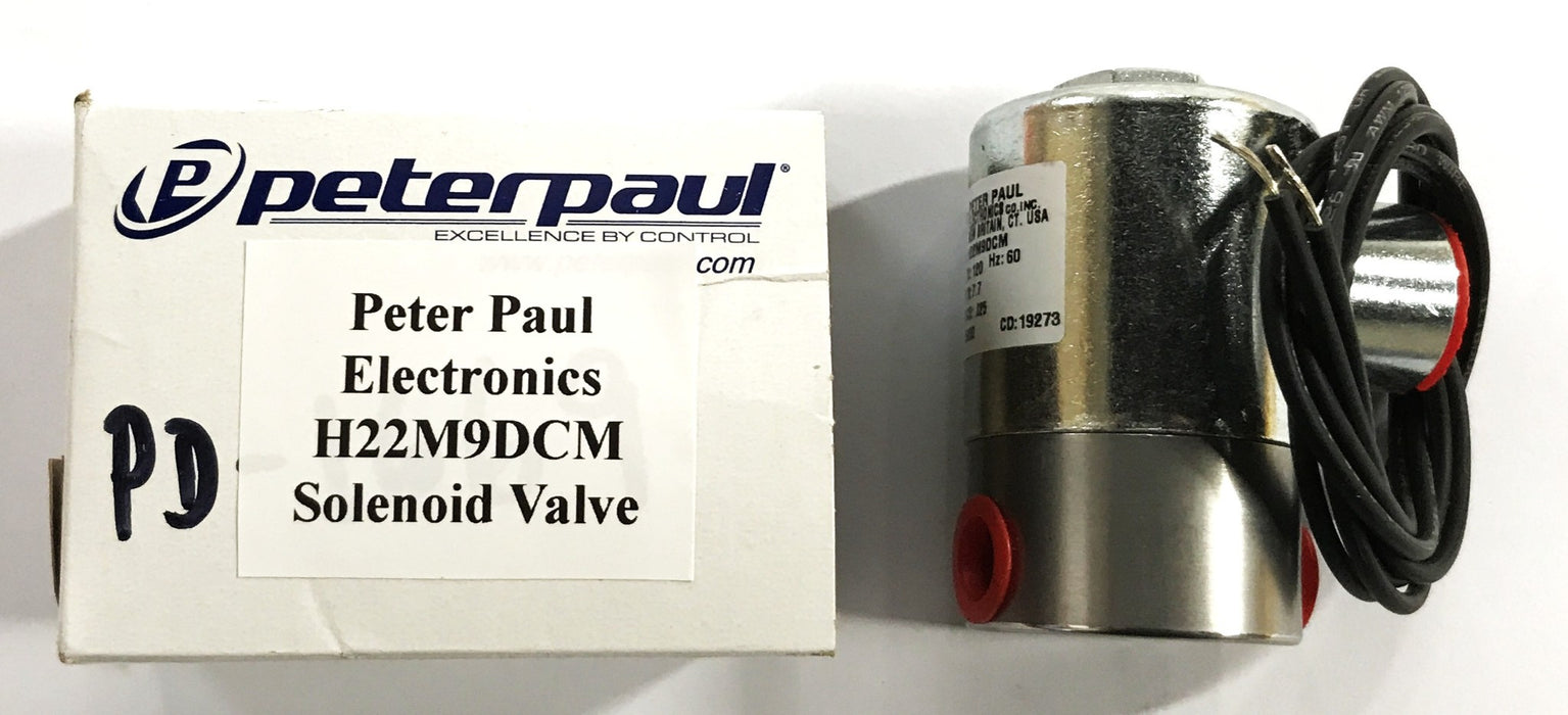 Peter Paul Electronics Solenoid Valve H22M9DCM NOS