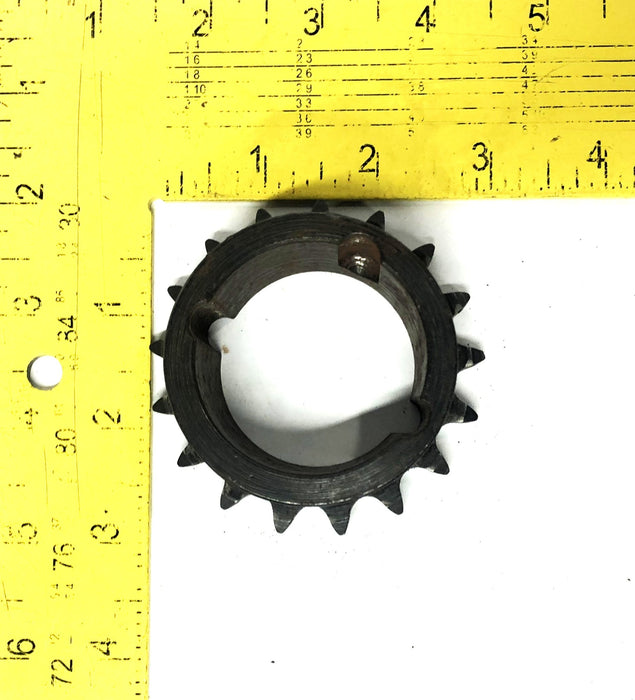 Tri-Clover 17 Tooth Roller Chain Sprocket H40BTL17-12 NOS