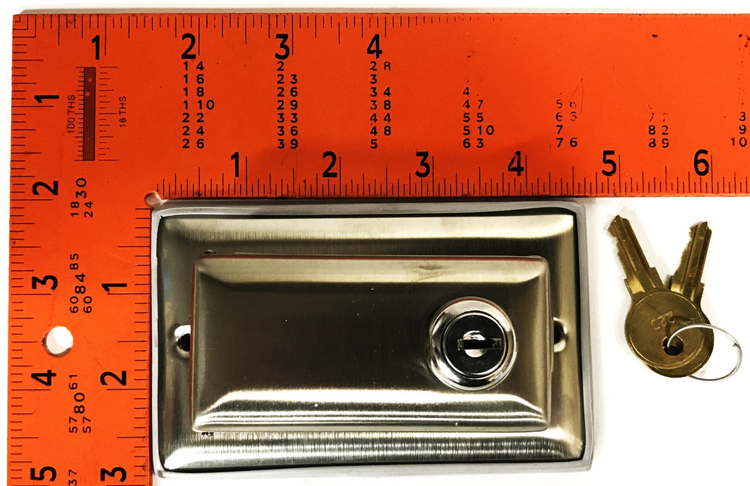 Pass & Seymour 1-Gang Stainless Steel Locking Wall Plate Cover WP26L NOS