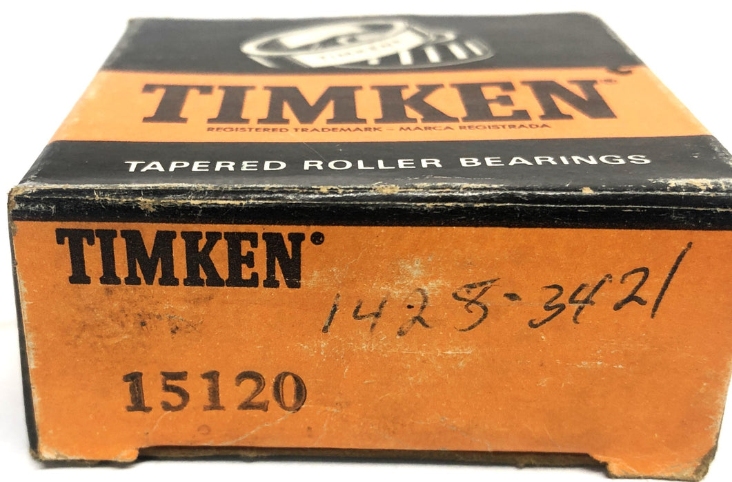Timken Tapered Roller Bearing Cone 15120 NOS
