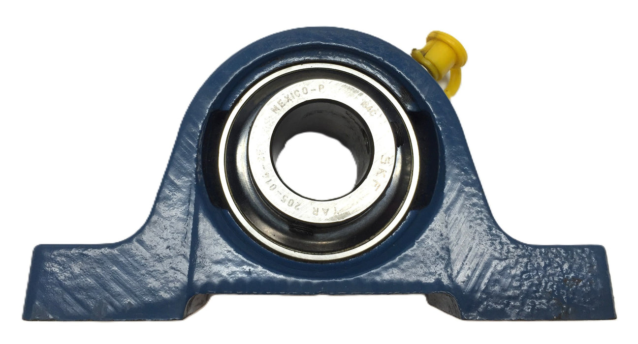 SKF Mounted Pillow Block Bearing with Zerk Fitting YAR205-014-2F USED