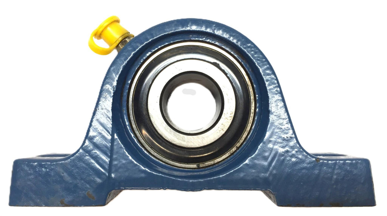 SKF Mounted Pillow Block Bearing with Zerk Fitting YAR205-014-2F USED