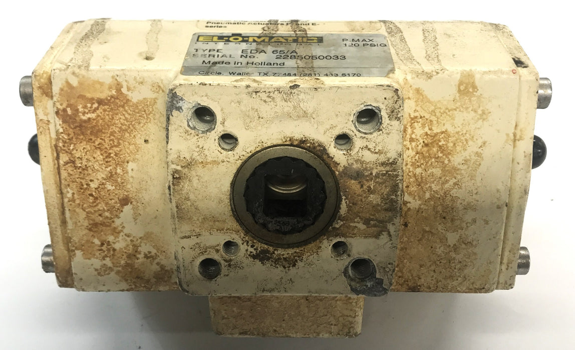 EL-O-MATIC Pneumatic Valve Actuator 120 PSI EDA 65/A USED