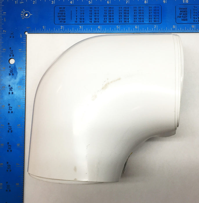 Unbranded White PVC Elbow Insulation Cover Z10-90 [Lot of 5] NOS