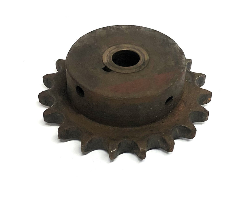 Browning 19 Tooth Roller Chain Sprocket With 3/4IN Bore Bearing 6019X1-1/8 USED