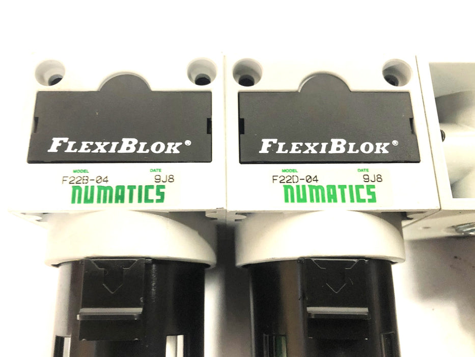 Numatics FlexiBlok Pneumatic Line Lubricator Unit F22B-04/F22D-04/L22L-04 NOS