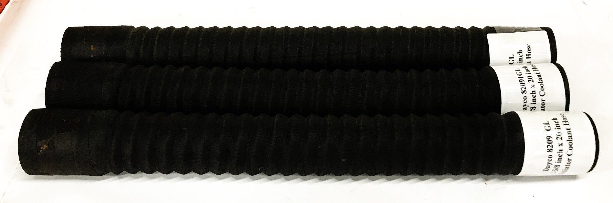 Dayco 2-3/8 inch x 20 inch Radiator Coolant Hose 82091GL [Lot of 3] NOS