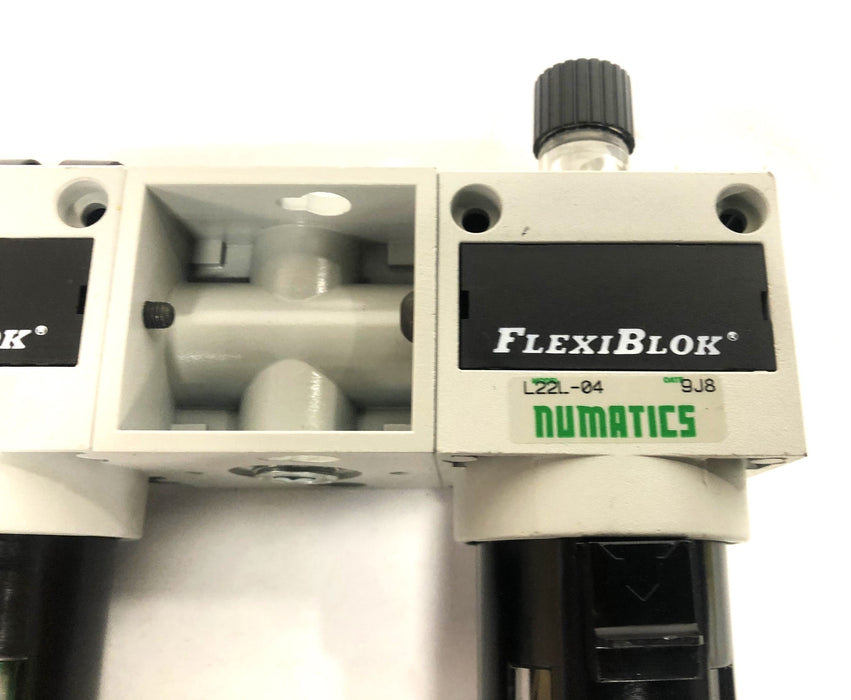 Numatics FlexiBlok Pneumatic Line Lubricator Unit F22B-04/F22D-04/L22L-04 NOS