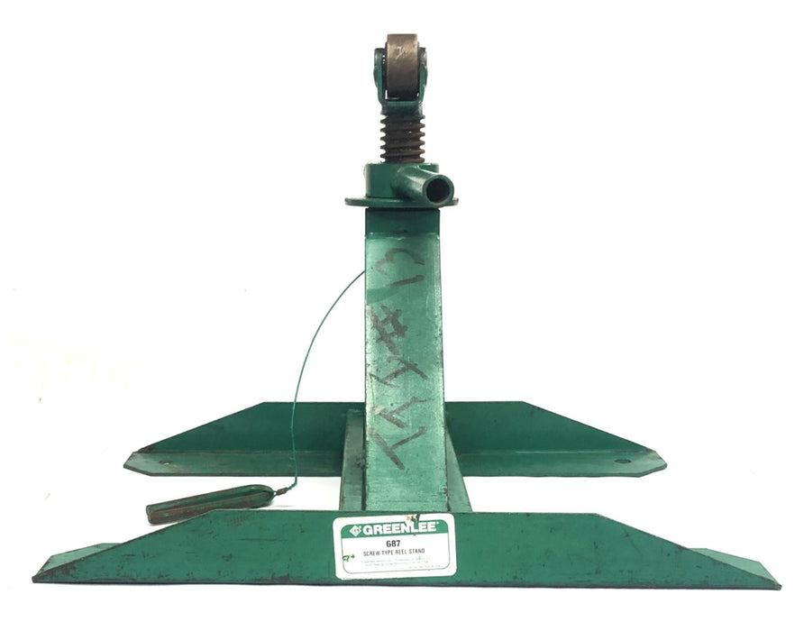 Greenlee Screw-Type Reel Stand 687 USED