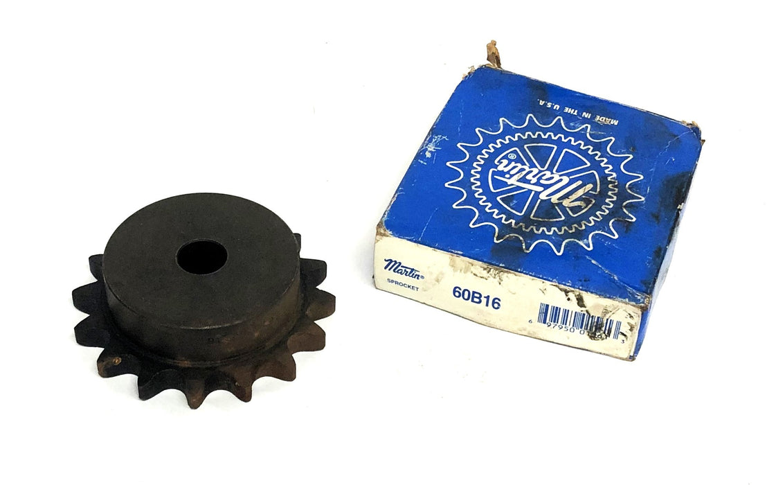 Martin 16 Tooth 0.75 Inch Bore Roller Chain Sprocket 60B16 NOS