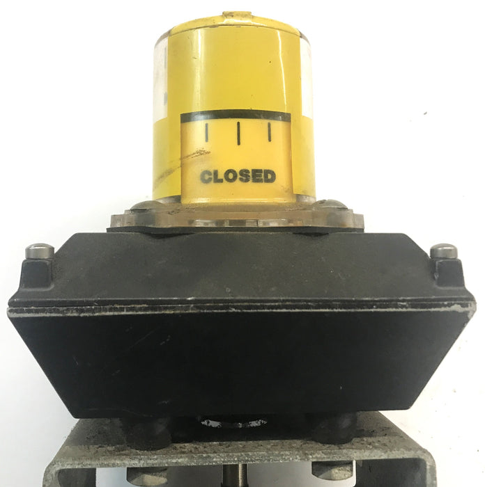EL-O-MATIC Pneumatic Valve Actuator with Dual Display Monitor ESN 40-4 USED