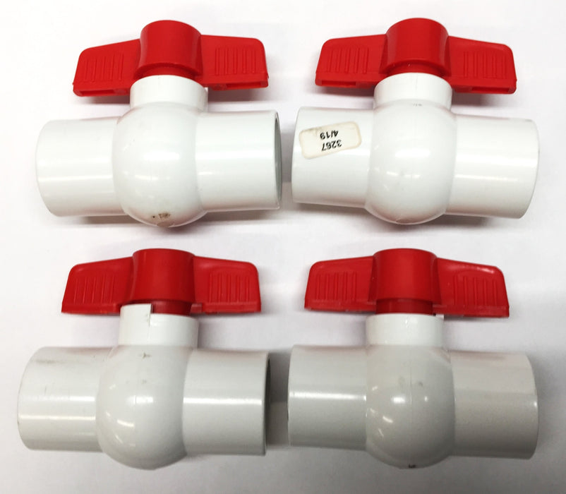 GA 1" PVC Ball Valve 3267 [Lot of 7] NOS