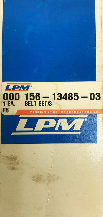 LPM Fan Belt 156-13485-02 [Lot of 2] NOS