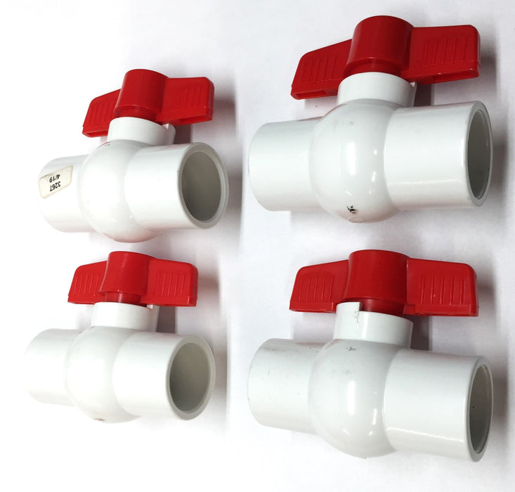 GA 1" PVC Ball Valve 3267 [Lot of 7] NOS