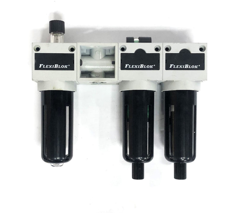 Numatics FlexiBlok Pneumatic Line Lubricator Unit F22B-04/F22D-04/L22L-04 NOS