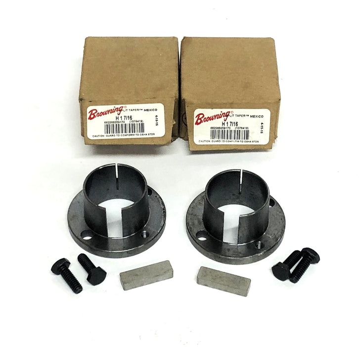 Browning Split Taper Bushing H1-7/16 [Lot of 2] NOS