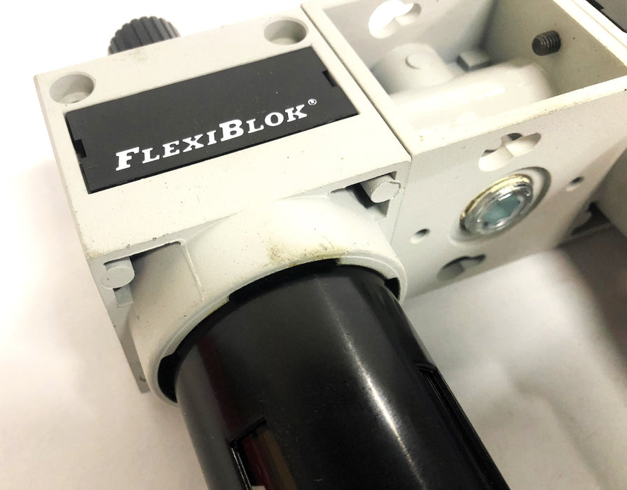 Numatics FlexiBlok Pneumatic Line Lubricator Unit F22B-04/F22D-04/L22L-04 NOS