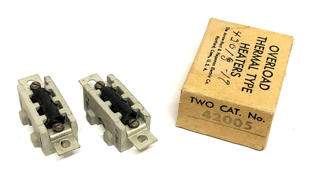 Arrow-Hart Set Of 2 Overload Thermal Type Heater 42005 NOS