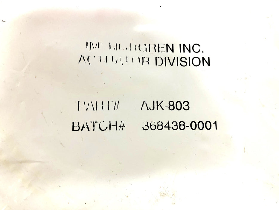 Norgren Piston Seal Kit AJK-803 NOS
