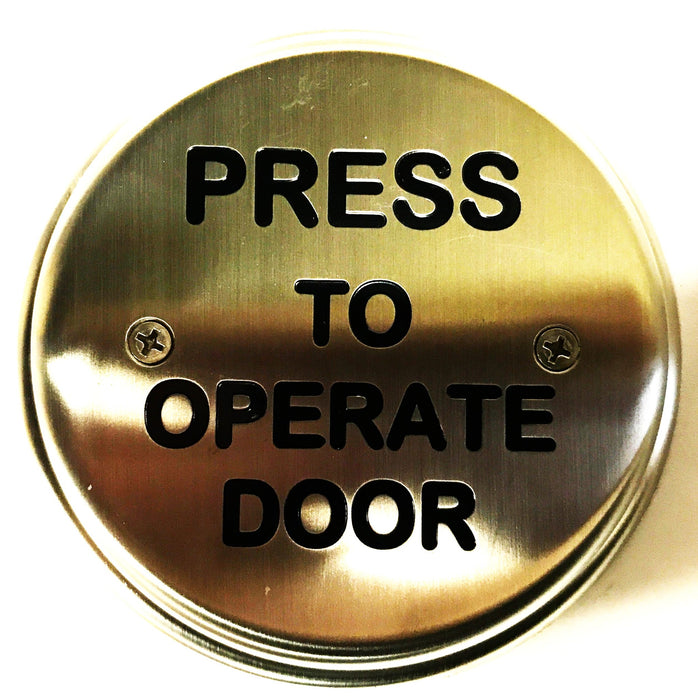 MS Sedco 5 inch Stainless Steel Door Activation Switch 59R6-P NOS