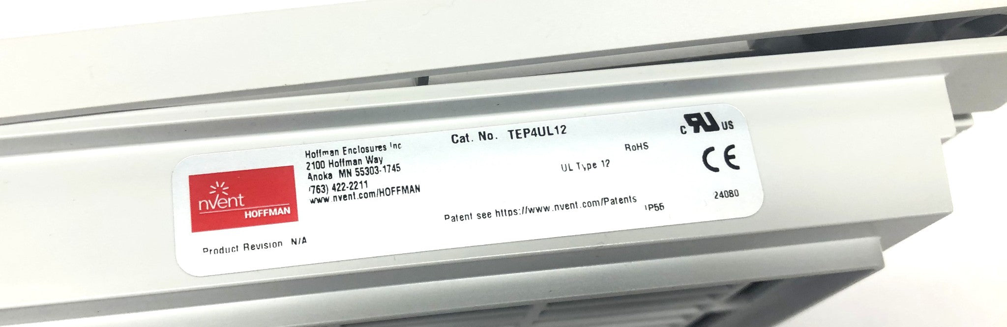 Hoffman Enclosures Nvent TFP Exhaust Grille 4 Gray TEP4UL NOS