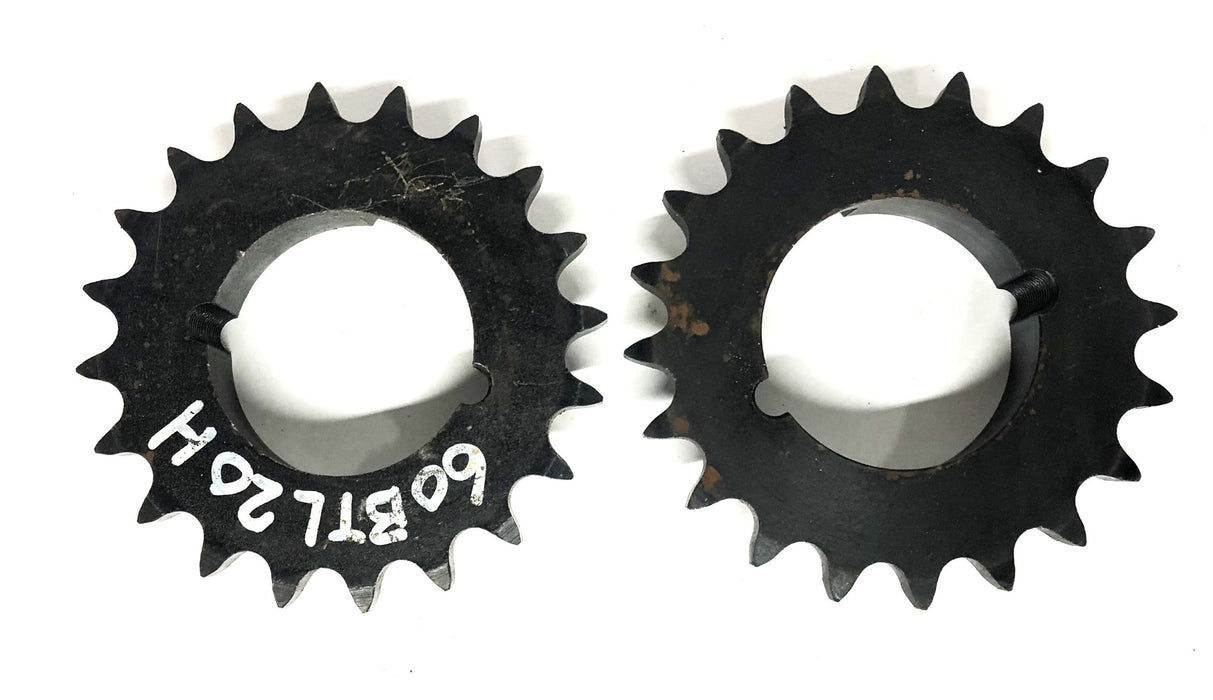 Martin 20 Tooth Roller Chain Sprocket 60BTB20 2012 [Lot of 2] NOS