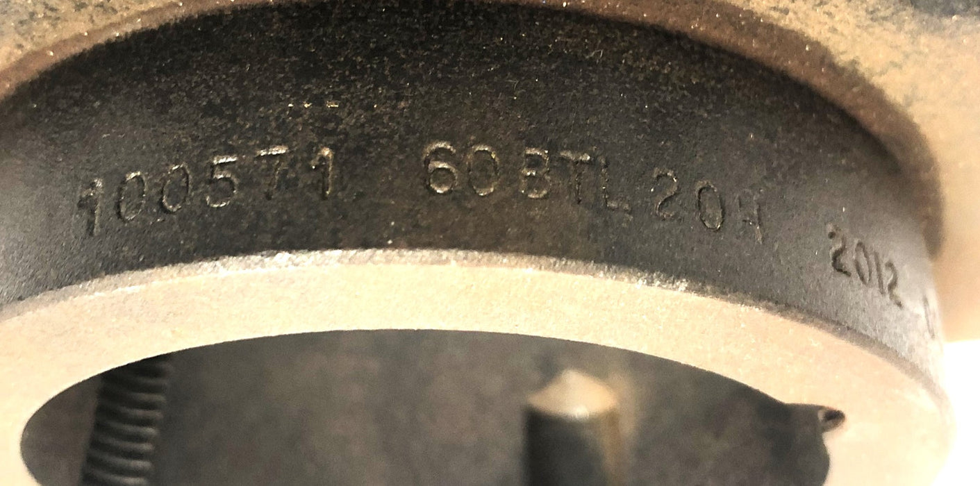 Dodge 100571 20 Tooth Taper Bore Roller Chain Sprocket 60BTL20H 2012 RY NOS