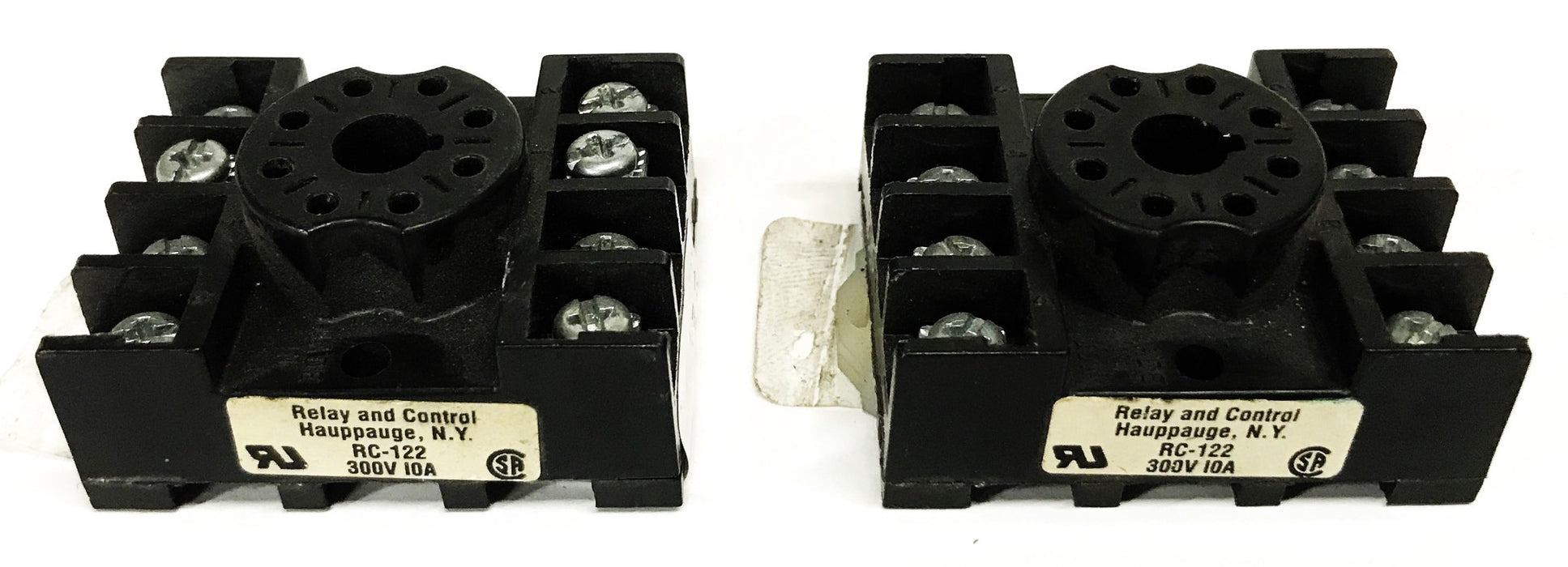 Relay and Control Relay Socket RC-122 [Lot of 2] NOS