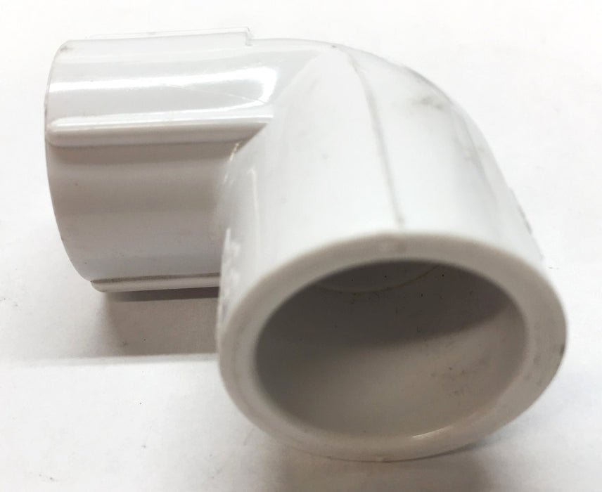 Nibco 1/2" White PVC Elbow SCH 40 S x FIP PVC-1 [Lot of 3] NOS