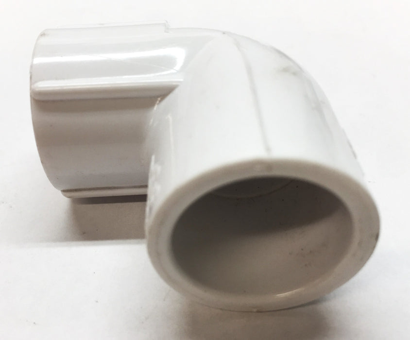 Nibco 1/2" White PVC Elbow SCH 40 S x FIP PVC-1 [Lot of 4] NOS