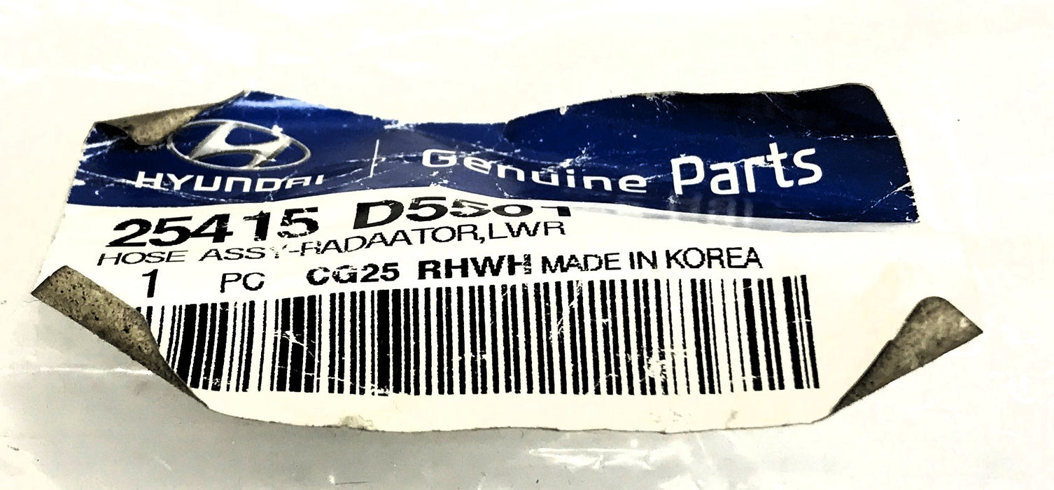 Hyundai Lower Radiator Hose 25415 D5501 NOS