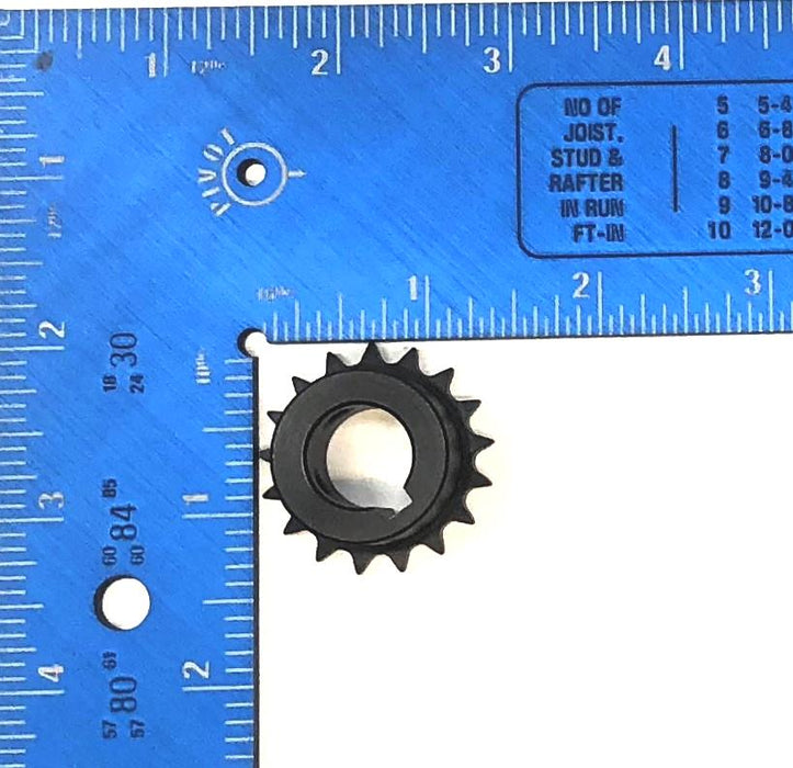 Unbranded 5/8"ID x 1-3/8"OD x 1/2"Tall 17 Tooth Sprocket 6-17X15H [Lot of 2] NOS