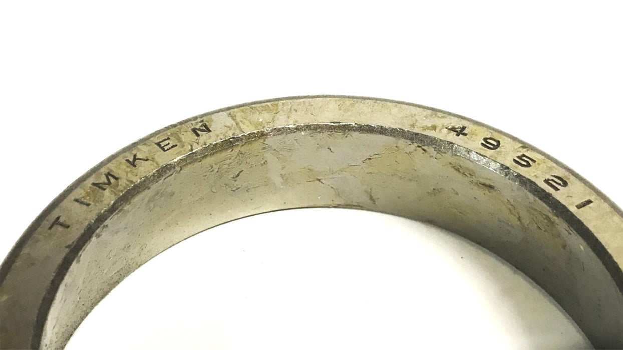 Timken Tapered Roller Bearing Cup 49521 NOS