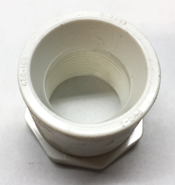 Charlotte 1-1/4" x 1" PVC SCH40 Bushing 438-168 (D-2466) [Lot of 9] NOS