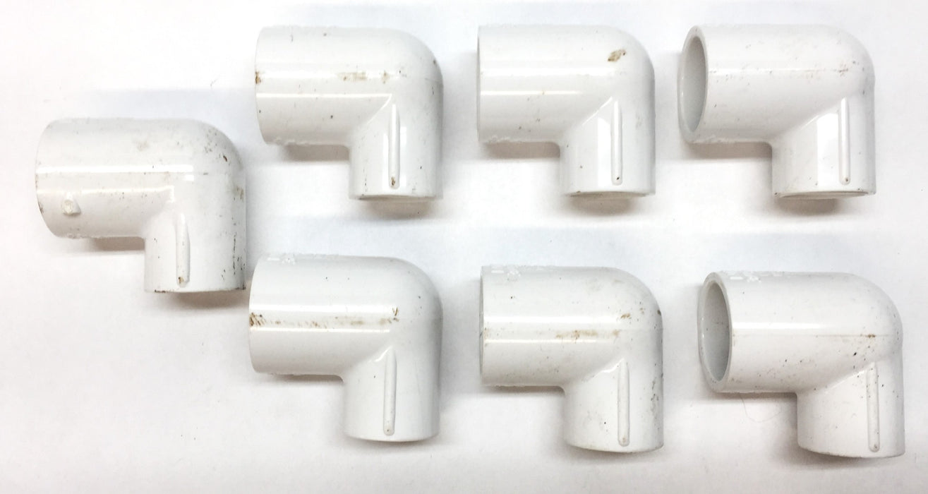 NIBCO 3/4" x 1/2" PVC SCH40 Elbow PVC-1 [Lot of 7] NOS