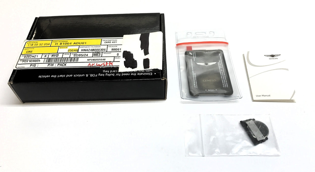 Hyundai Genesis Key Card B1064 ADU01 NOS