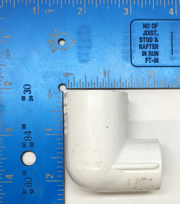 NIBCO 3/4" x 1/2" PVC SCH40 Elbow PVC-1 [Lot of 7] NOS
