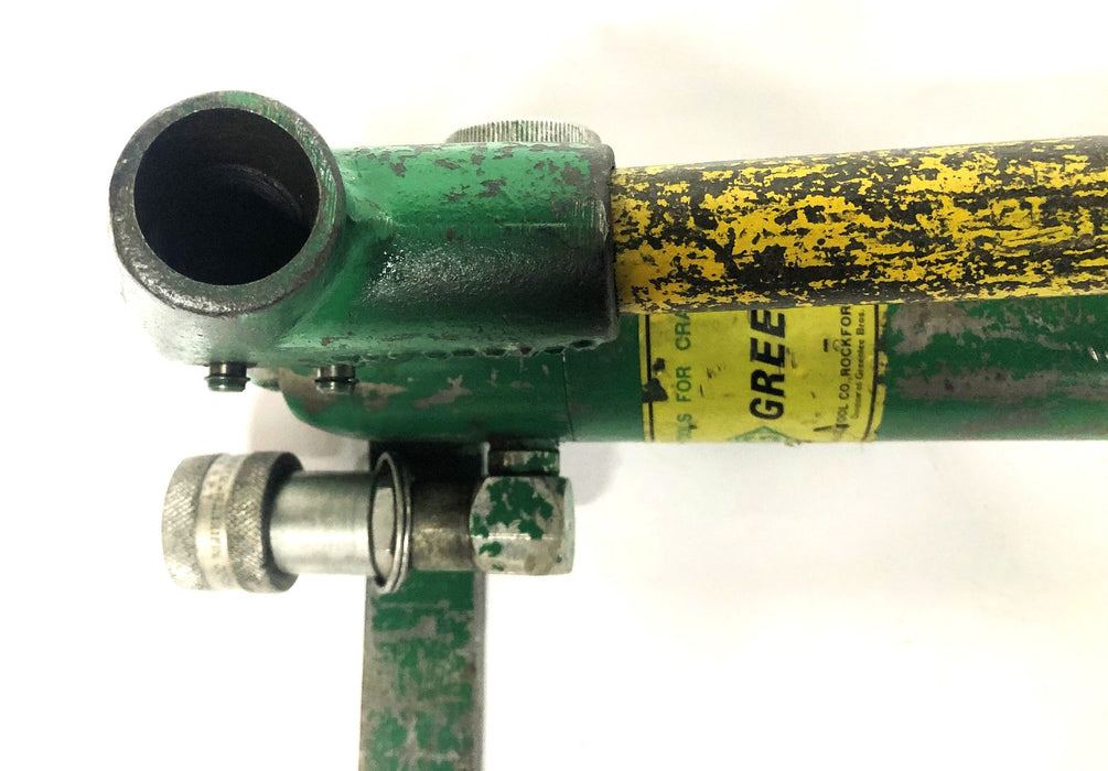 Greenlee 1/2 Thru 2 Inch One Shot Hydraulic Bender 880 USED