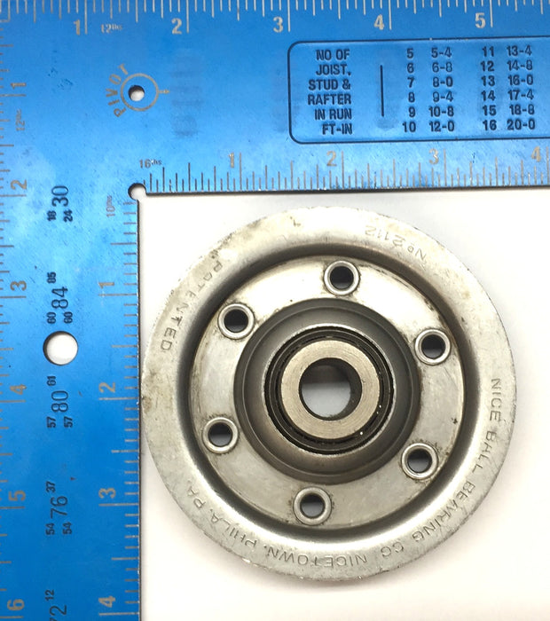 NICE 3-1/2" Bearing Pulley Assembly No.2112 NOS