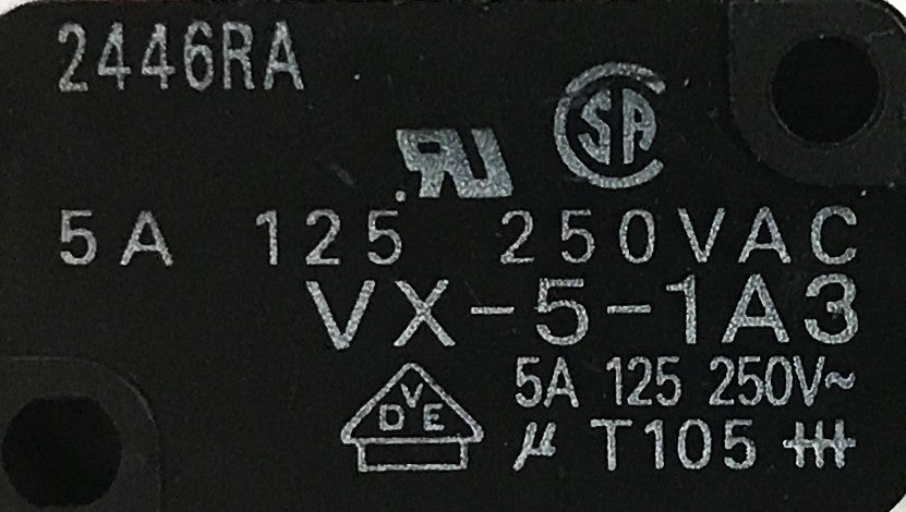 Omron Mini Limit Switch VX-5-1A3 [Lot of 5] NOS