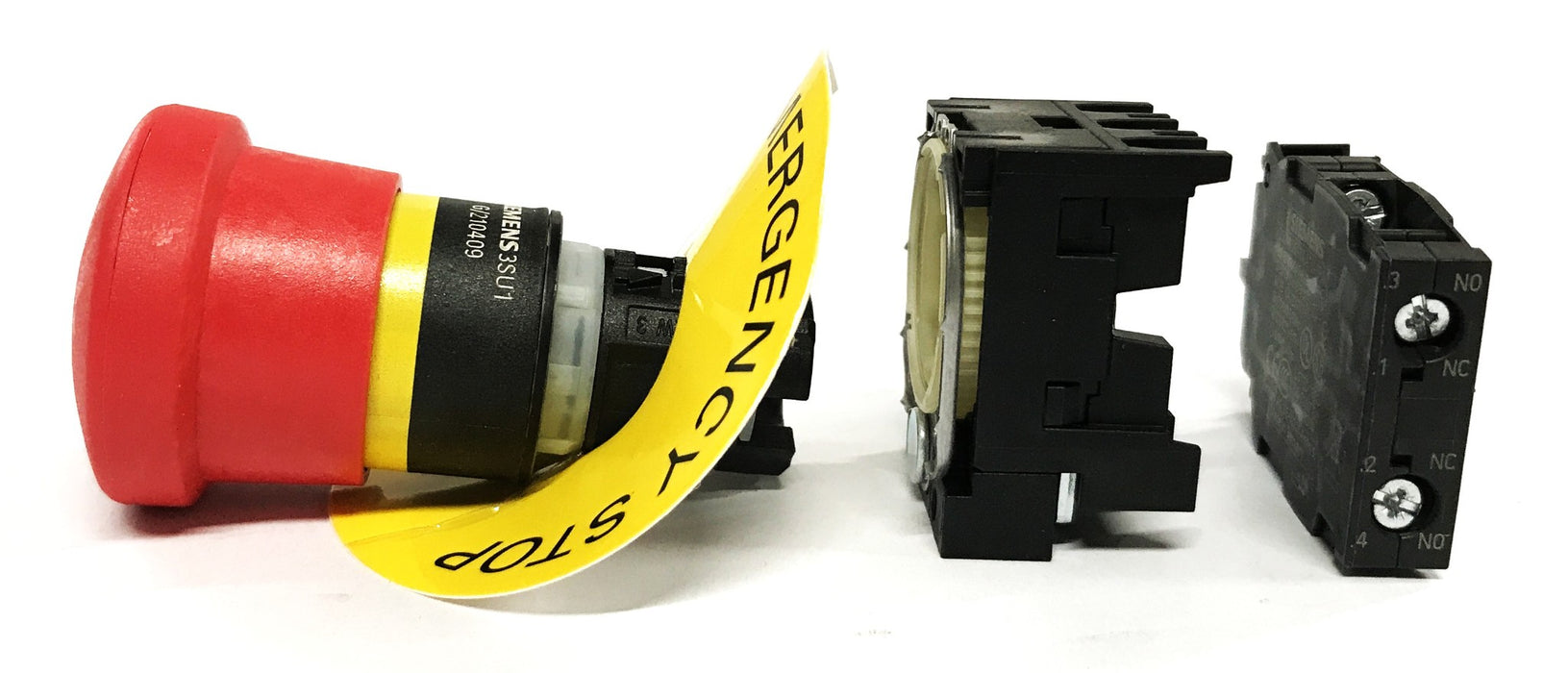 Siemens Emergency Stop Push Button  3SU1100-1HA20-1FG0 NOS