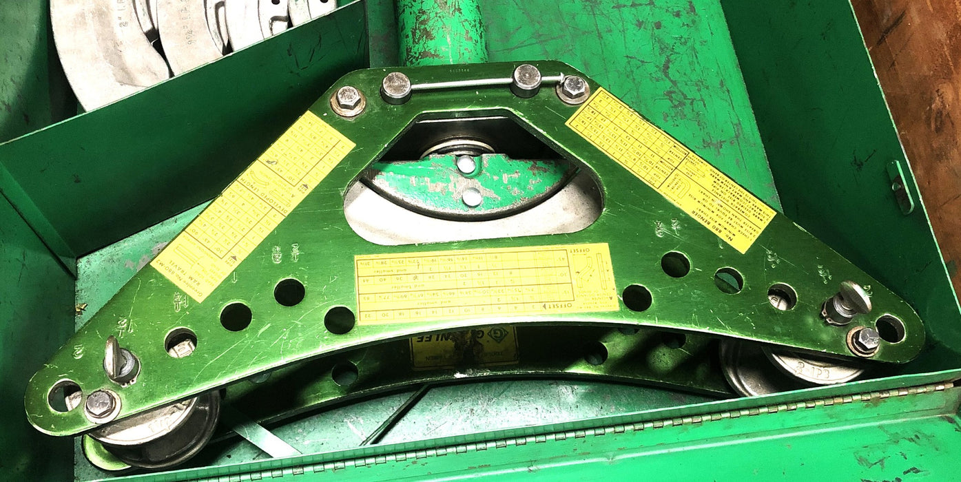 Greenlee 1/2 Thru 2 Inch One Shot Hydraulic Bender 880 USED