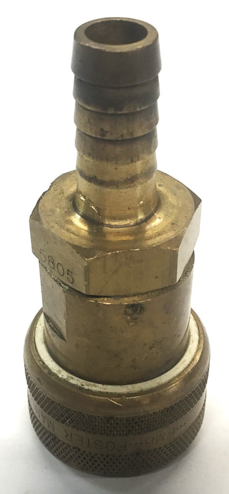 Foster Brass 1-Way Automatic Hose Stem Socket Sleeve FM5805 NOS