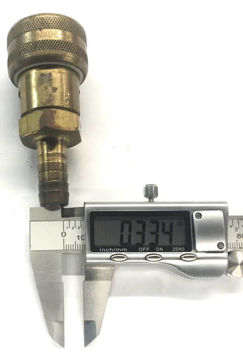 Foster Brass 1-Way Automatic Hose Stem Socket Sleeve FM5805 NOS