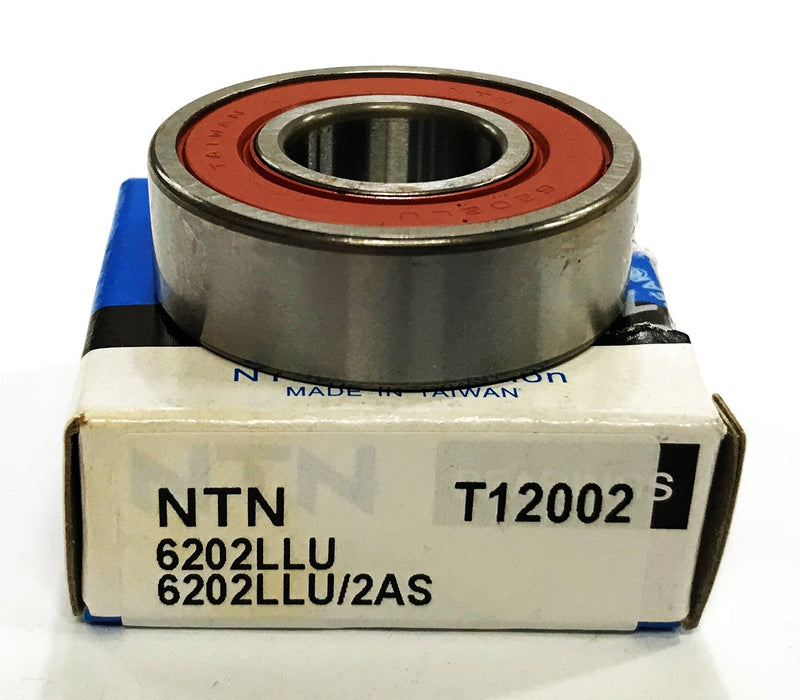 NTN 15mm x 35mm x 11mm Deep Groove Ball Bearing 6202LLU [Lot of 7] NOS