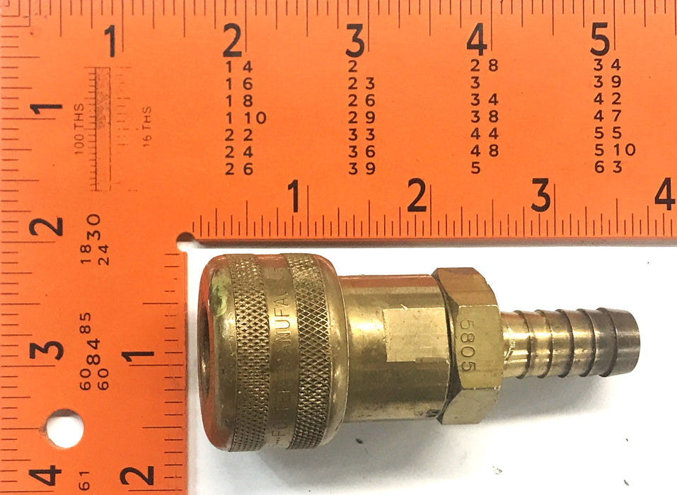 Foster Brass 1-Way Automatic Hose Stem Socket Sleeve FM5805 NOS