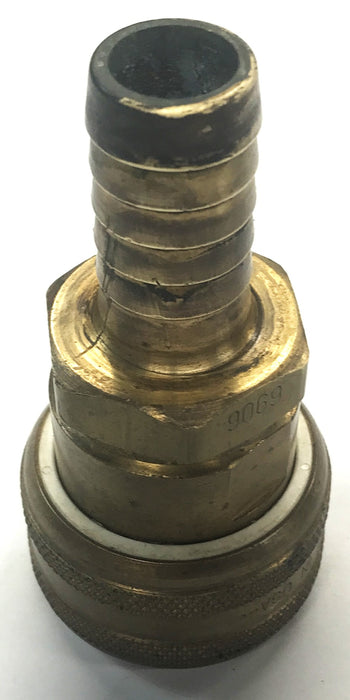 Foster Brass 1-Way Automatic Hose Stem Socket Sleeve FM6906 (6906) NOS