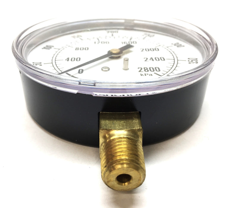 Ashcroft Steel/Polycarbonate/Brass Pressure Gauge 1/4" Lower 35W1005H02LXZC NOS
